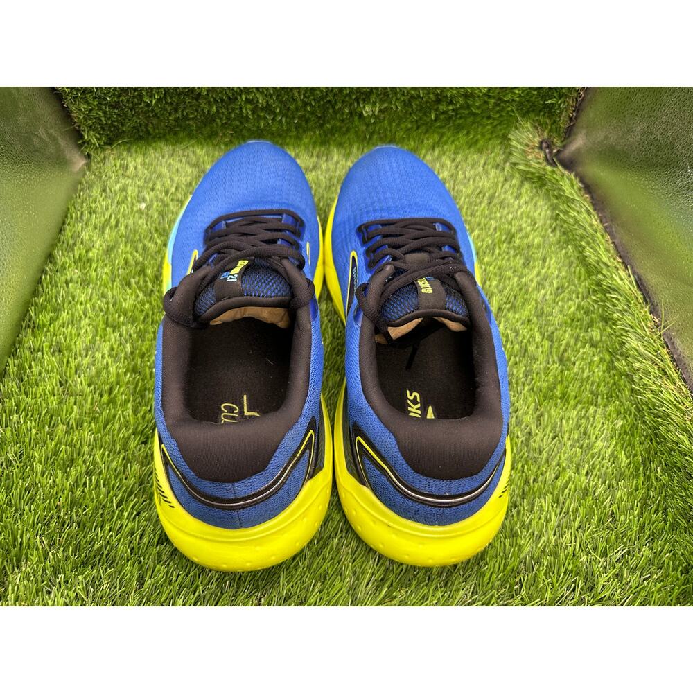 Brooks Glycerin GTS 21 1104201D429 Athletic Sneaker Men's 13D Blue Knit Jogging - Picture 6 of 13